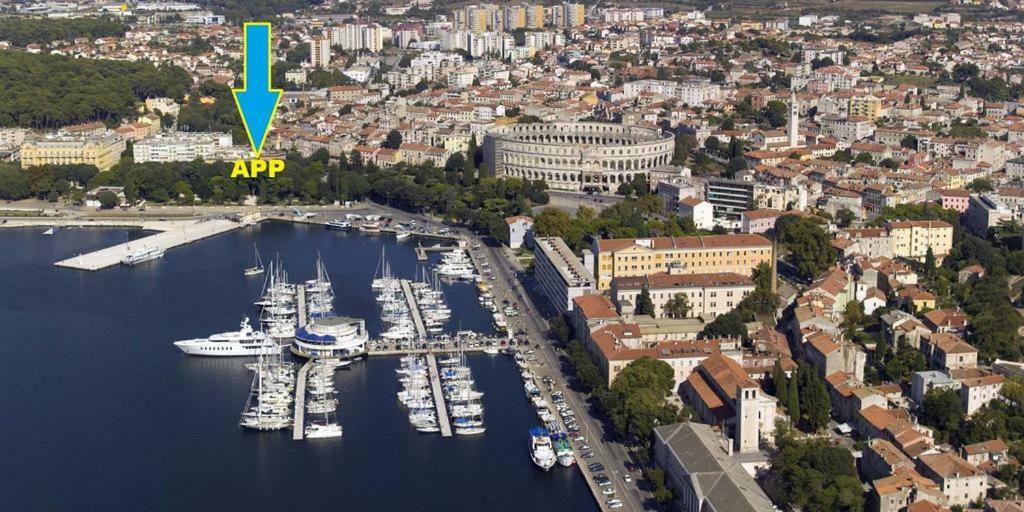 Arena Festival Apartman Póla Kültér fotó